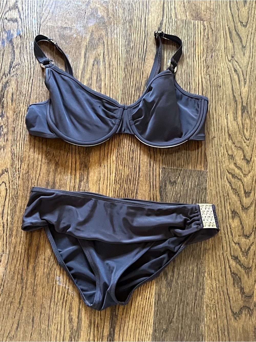 Women's Black Underwire Bikini Set